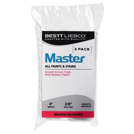 Purdy Bestt Liebco Master Woven Polyester 4 in. W X 3/8 in. Mini Paint Roller Cover 2 pk 559437000